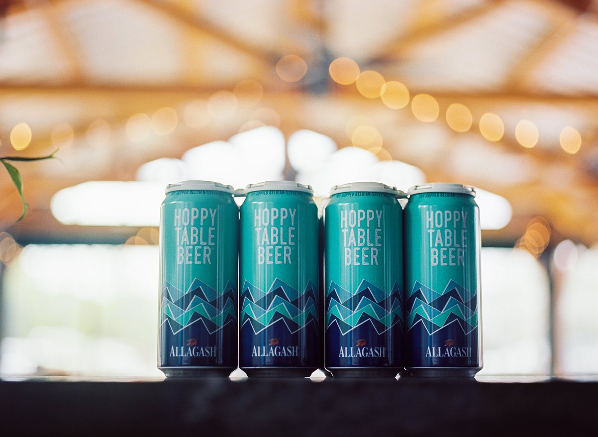 Allagash Brewing Co On Twitter Happy Hoppy Table Beer Can Release Day Come On Out To The Brewery And Grab The First Allagash Cans Ever Sold 16 Oz Four Packs Of Hoppy