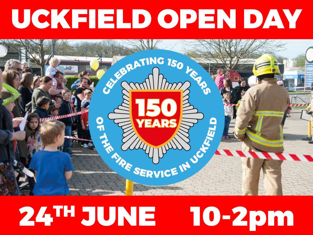 Join us in celebrating 150 years of the Fire Service in Uckfield. Click here and find out more, as you are invited to this exciting Birthday Party. ow.ly/YhDM30k7HXx