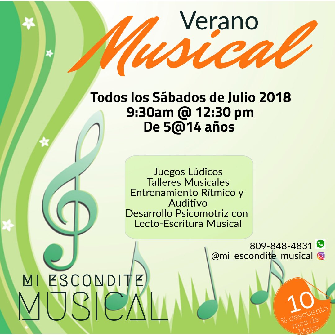 #veranomusical #miesconditemusical