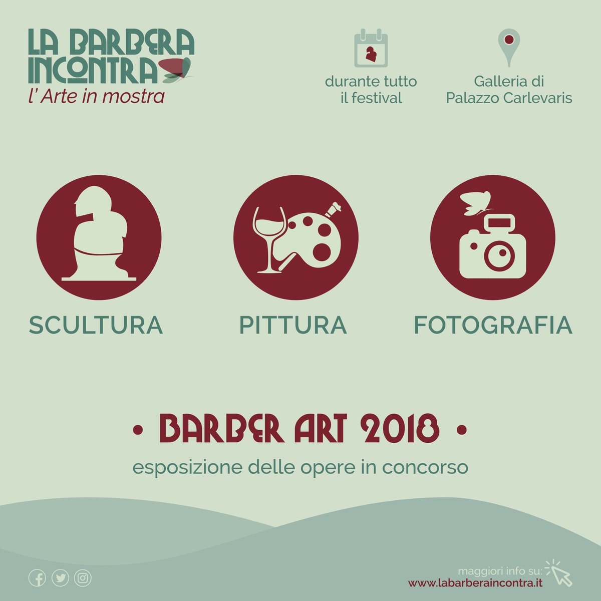 BarberaIncontra's tweet photo. #LaBarberaIncontra : BarberArt 2018 🍇🖌️
Durante tutto il festival, nella Sala Consiliare del palazzo comunale di San Damiano d'Asti, verranno esposte le opere degli studenti che hanno preso parte al concorso artistico #BarberArt

scopri di più: https://t.co/RQqwBNbCQx https://t.co/H5YnW6N7lM