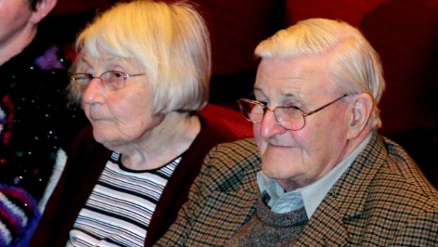 The woman who stood by Timaru financier Allan Hubbard as his empire crumbled has died.