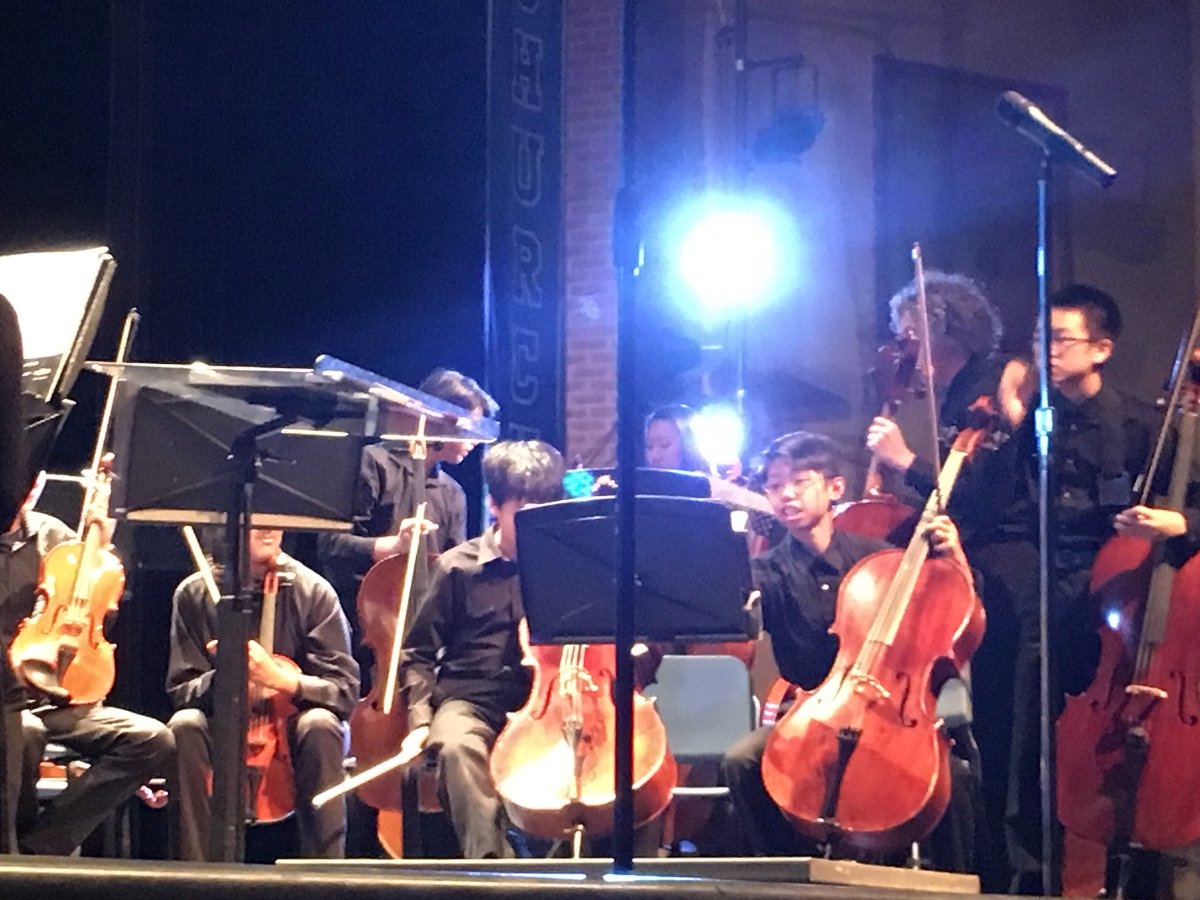 We can listen to our spectacular orchestra all night.