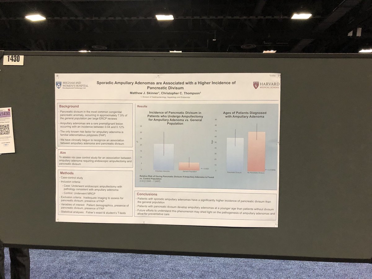 Congratulations to all of the poster presenters at #DDW18 from #BrighamGIatDDW today! @SighPichamol @DrJessicaA @jnayor @tqaziMD @MattSkinnerMD @MetabolicEndo