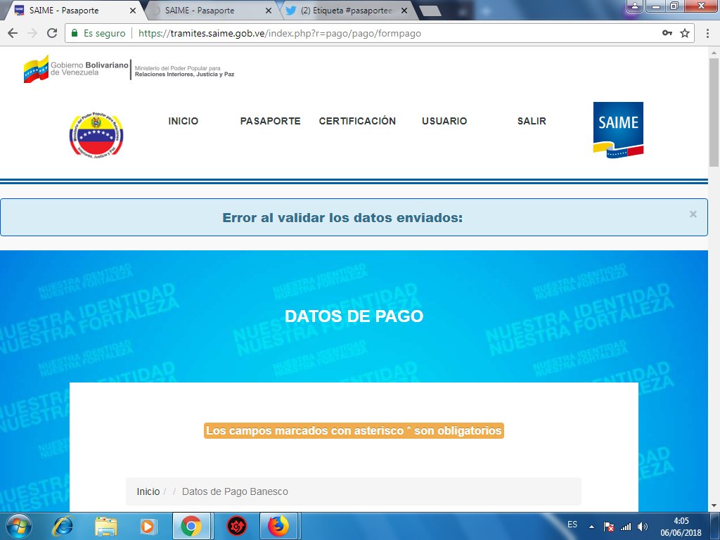 NoMeDigasMami's tweet photo. ahora m,e sale esto  #pasaporteexpress https://t.co/fgchIB7FVf
