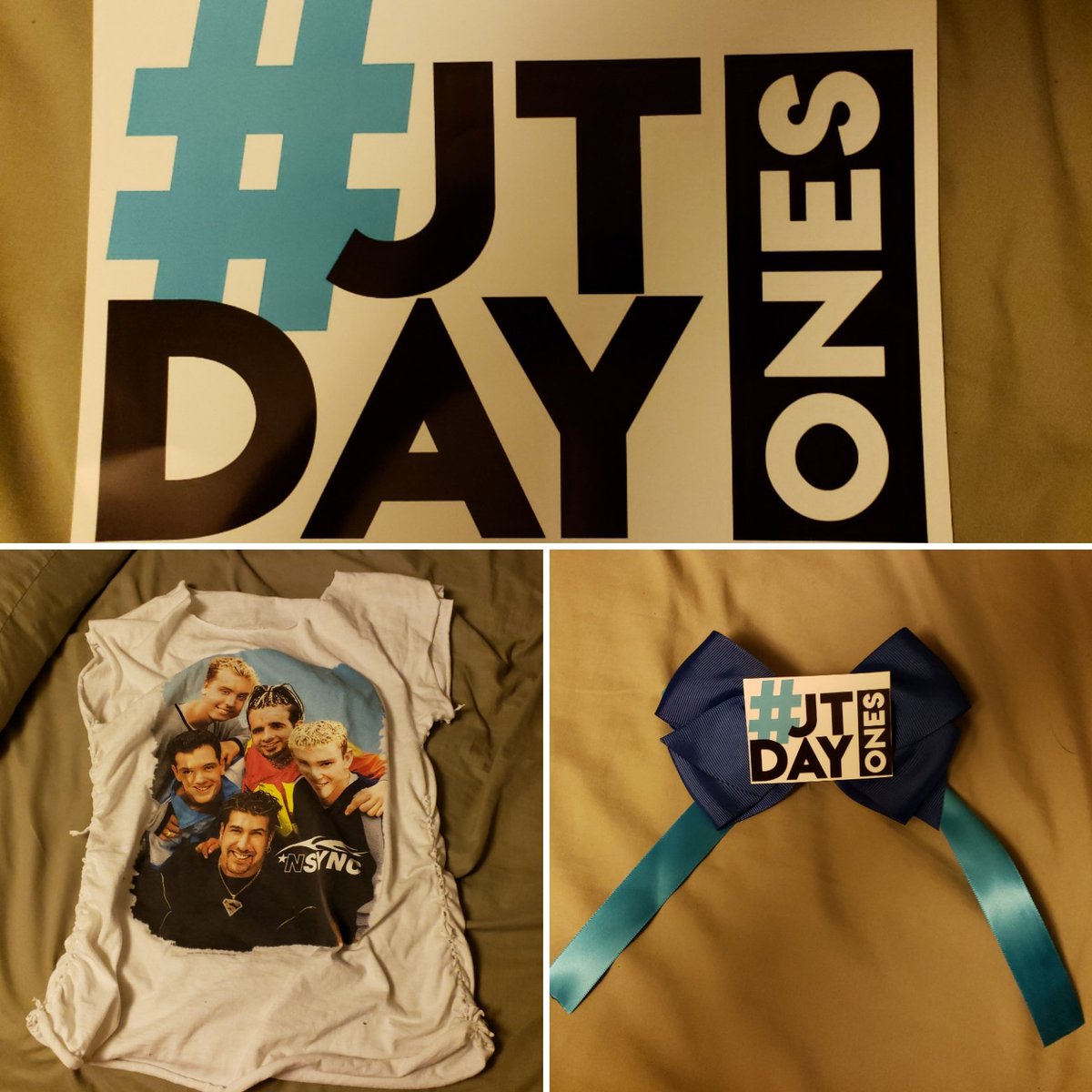 Shrinkie_Dink's tweet photo. Blue is @jtimberlake. Pink is me. That's me #fangirling after JT touched me. Yes, I looked like a 12 year old with my vintage #nsync tshirt, giant bow, & poster. My first #Timbertouch, 20 years in the making. 😊😍 #noshame #motwtour #summerlove #pittsburgh #jtfam #jtdayones 🧡🧡 https://t.co/715Jv2ZFUX