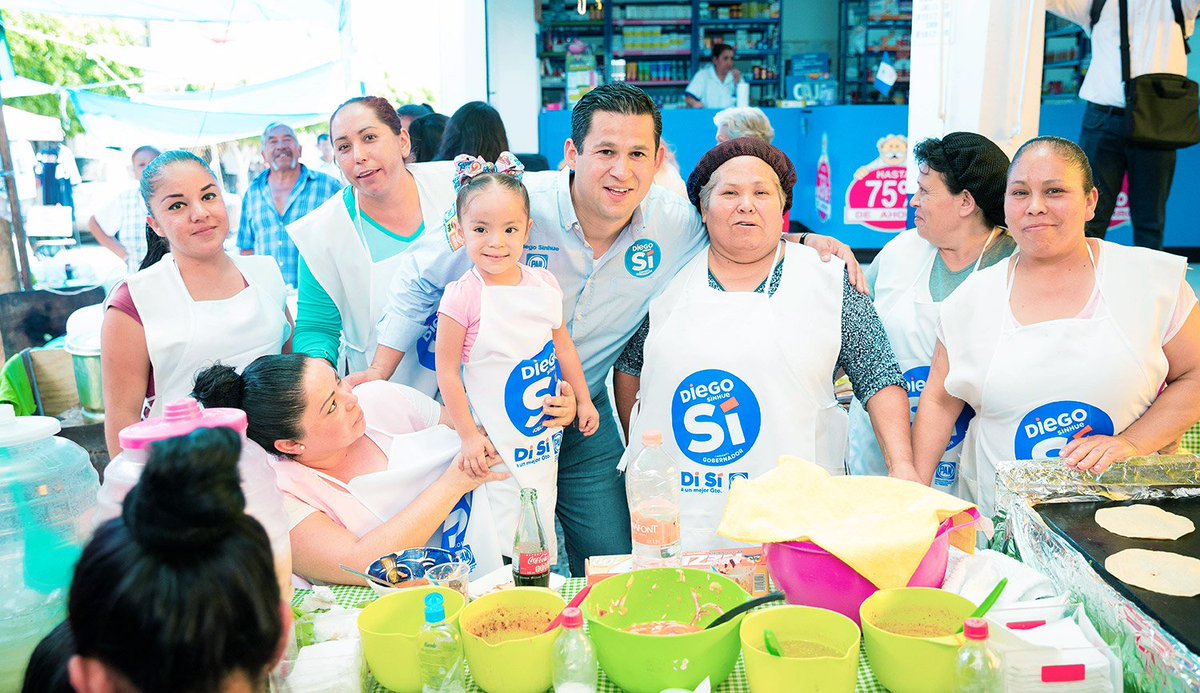 Desde el primer día de mi gobierno me comprometo a trabajar por regresar la tranquilidad a los guanajuatenses, así como apoyaremos a los negocios porque de ellos depende que las familias tengan una mejor calidad de vida. #DiegoSí #DiSí #AUnMejorGto.