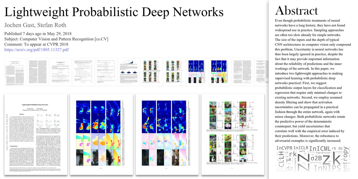 arxivtrends's tweet image. ๐ค Lightweight Probabilistic Deep Networks
โ๏ธ Jochen Gast et al.
๐ arxiv.org/pdf/1805.11327โฆ
๐ Tweeted by @hillbig et al.
#ComputerVisionandPatternRecognition #csCV #csLG #statML