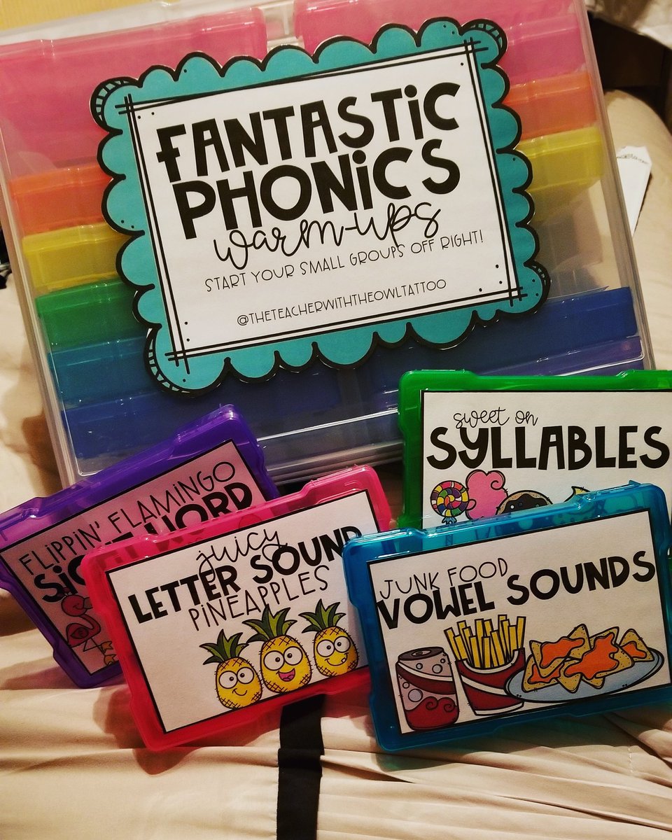 SimplyEdDucated's tweet photo. Containers are ready... next step add activities! #guidedreadingwarmups #guidedreading #phonics #colorfulorganization
If you want this check out @theteacherwiththeowltattoo on @teacherspayteachers https://t.co/PqSnLlrxF5