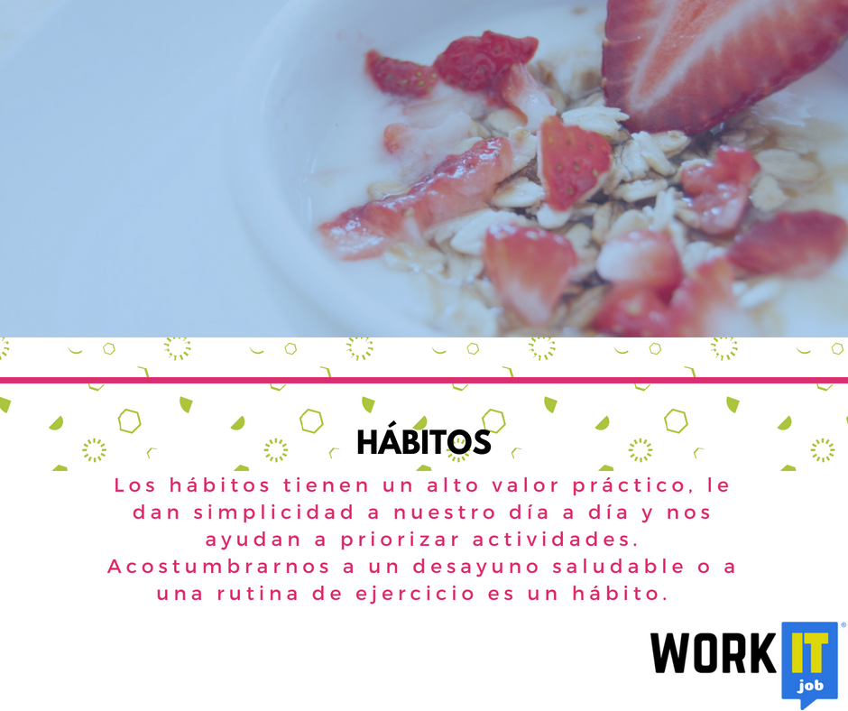 WorkIT_Job's tweet image. Los #hábitos y #rituales forman parte de nuestra #rutina diaria. ¿Qué los hace importantes? #WorkIT #LoveYourJob #MartesDeGanarSeguidores #BuenMartes