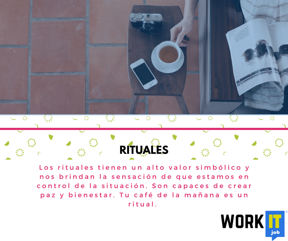 WorkIT_Job's tweet image. Los #hábitos y #rituales forman parte de nuestra #rutina diaria. ¿Qué los hace importantes? #WorkIT #LoveYourJob #MartesDeGanarSeguidores #BuenMartes