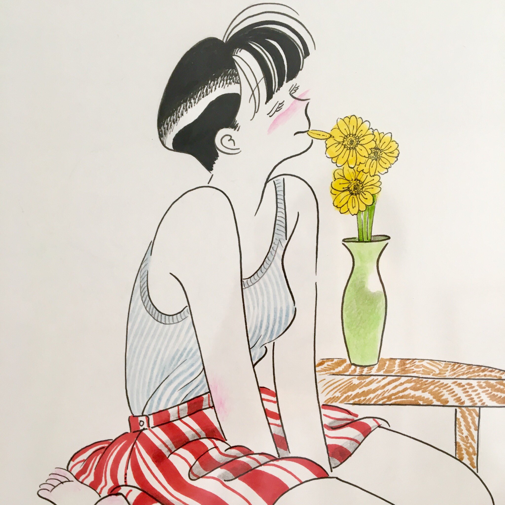 たなかみさき　原画　直筆　サイン入り　一点物 たなかみさき 原画 直筆 サイン入り 一点物