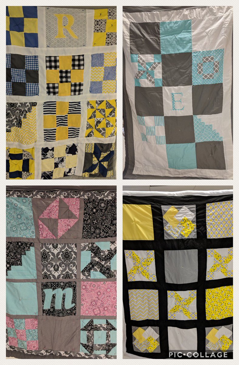 MrsPelkeySMHS's tweet photo. The rest of this year's amazing projects by SMHS #quilting students!  17 beautiful quilts exhibited at Fine Arts Night tonight.  #sprucehspride https://t.co/5YlQfXg9fP