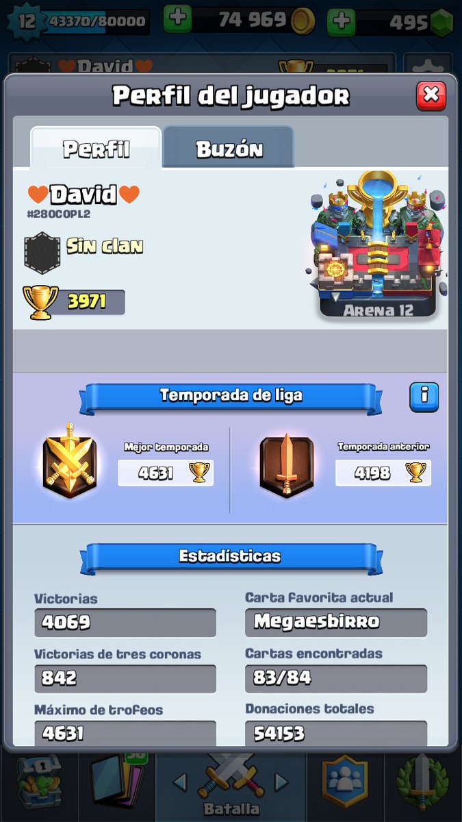 David_Clash1's tweet photo. Se vende cuenta de clash royale 

No tiene cambio de nombre
Cartas a un nivel aceptable

Mas informacion MD

Rtw para difunir @Themasterpro_CR @LigaAmericanaCR @Blacks_eSports @MakitaCR  Gracias https://t.co/kEMJ2RUcZA