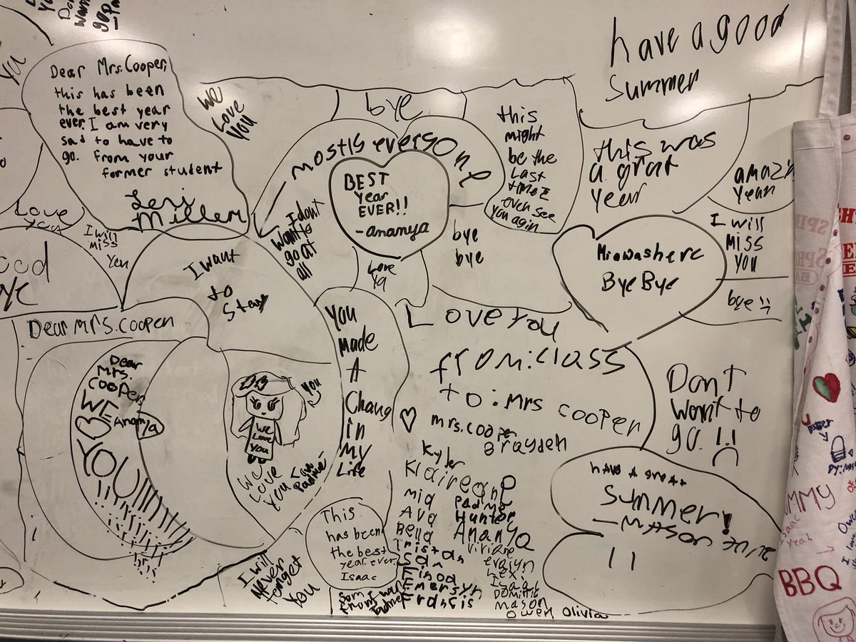 mrsCooperWHE's tweet photo. Year number 10 is in the books! This is my last class at MBE, next year I will be the Media Specialist at LSE! Bittersweet end, Exciting new beginning. #MBEbears #NowALeopard @HumbleISD_MBE @HumbleISD_LSE https://t.co/UT06wMXoW7