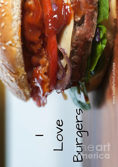 ShellharbourG's tweet image. New artwork for sale! - &quot;I love Burgers&quot; - fineartamerica.com/featured/i-lov… @fineartamerica