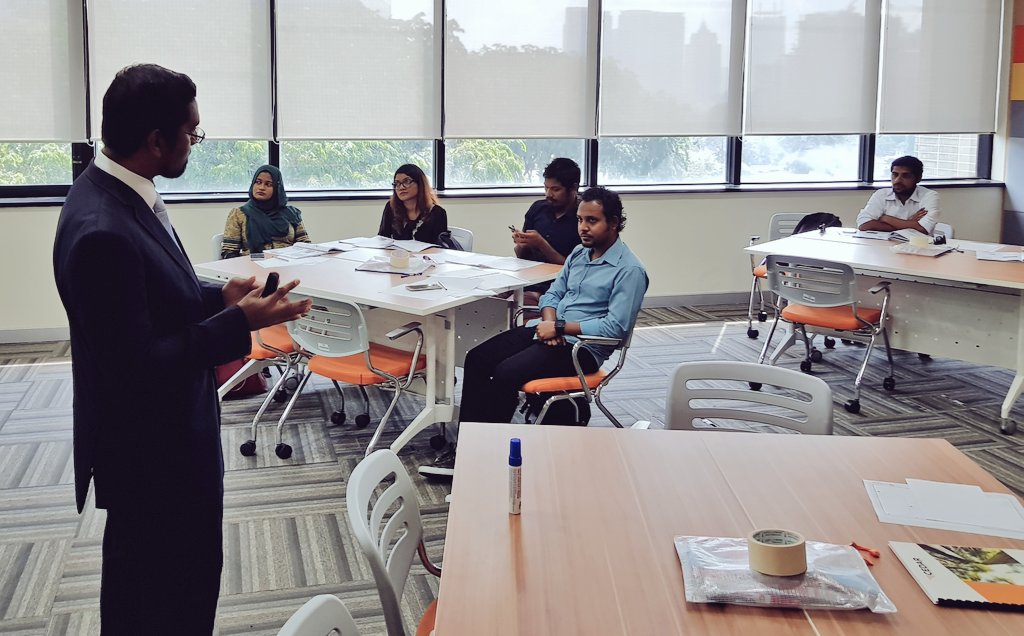 ED_Maldives's tweet photo. The managers of the 7 Regional @BCC_mv are attending a customised training on LEAD Programme organised &amp; conducted by @CEDARSMEBank in Malaysia. https://t.co/dUcGIxgA1j