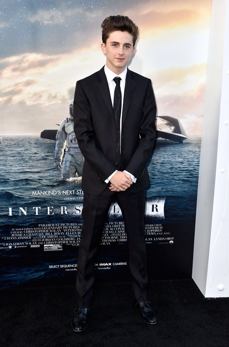 timotheearchive's tweet photo. Timothée photographed at the Los Angeles Premiere of Interstellar, 2014. https://t.co/CIeMXnB3Go