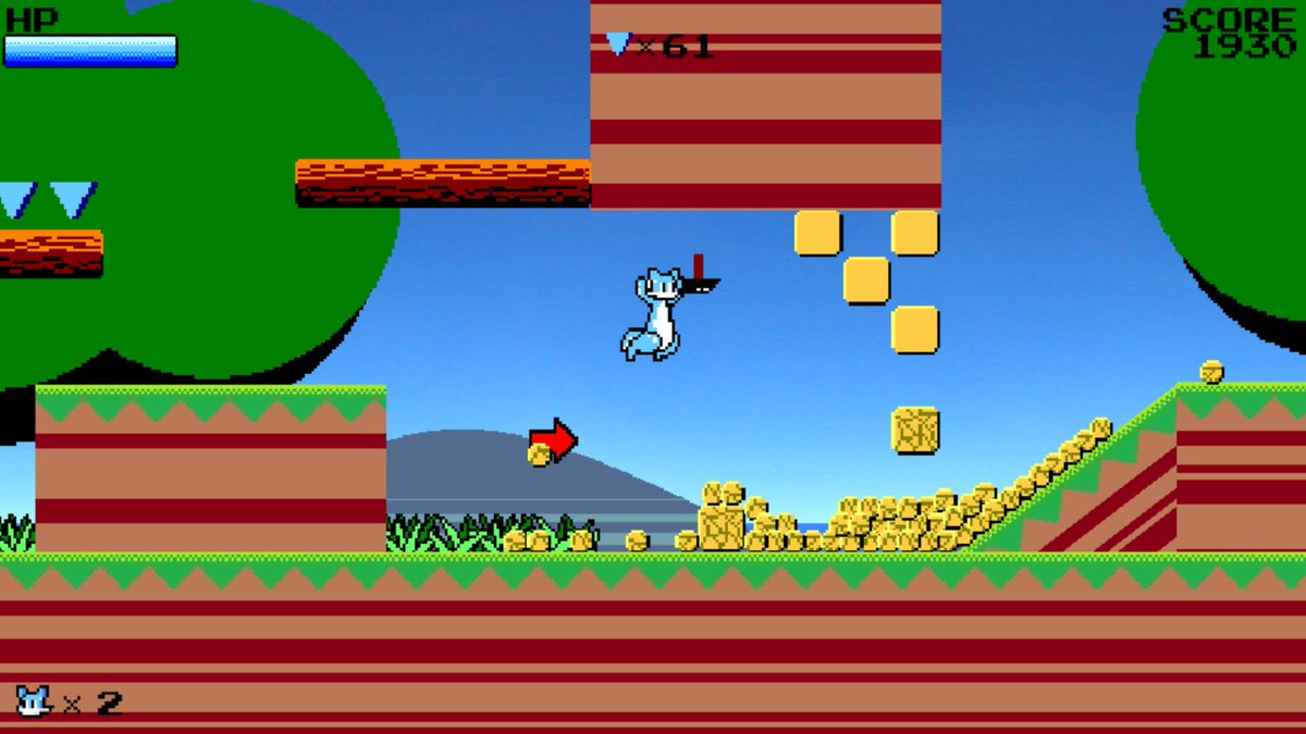 フィズ Yoshi3110 初夏の創作クラスタフォロー祭り Unityでジャイロ操作のドット絵2dアクションゲーム作ってます よろしく Unity フィズの冒険 Fizsadventure