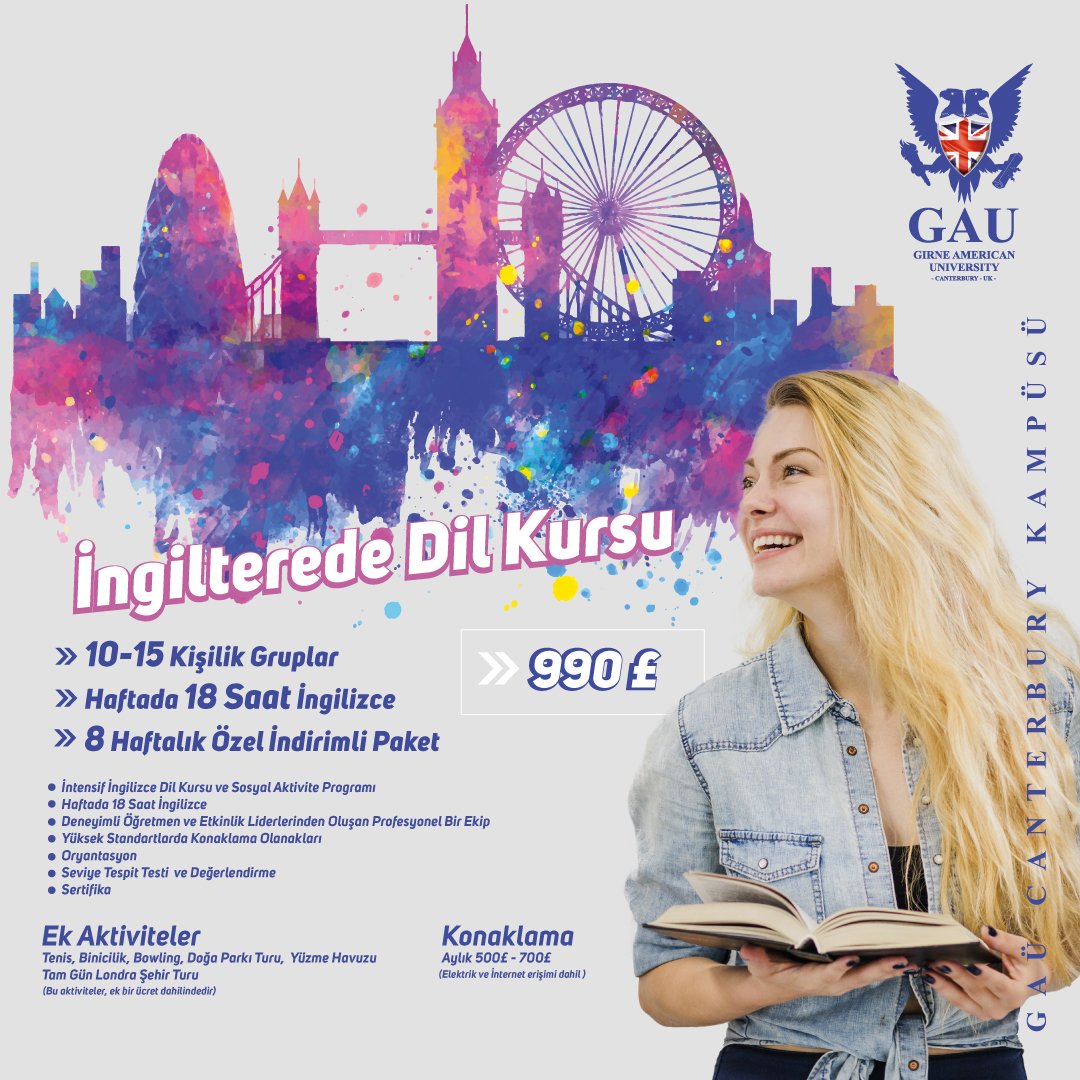 girneamerican's tweet photo. English Language Summer courses at our #Canterbury  campus 🇬🇧
#girneamerican #GAUCanterbury https://t.co/x6PuBsS7Ev