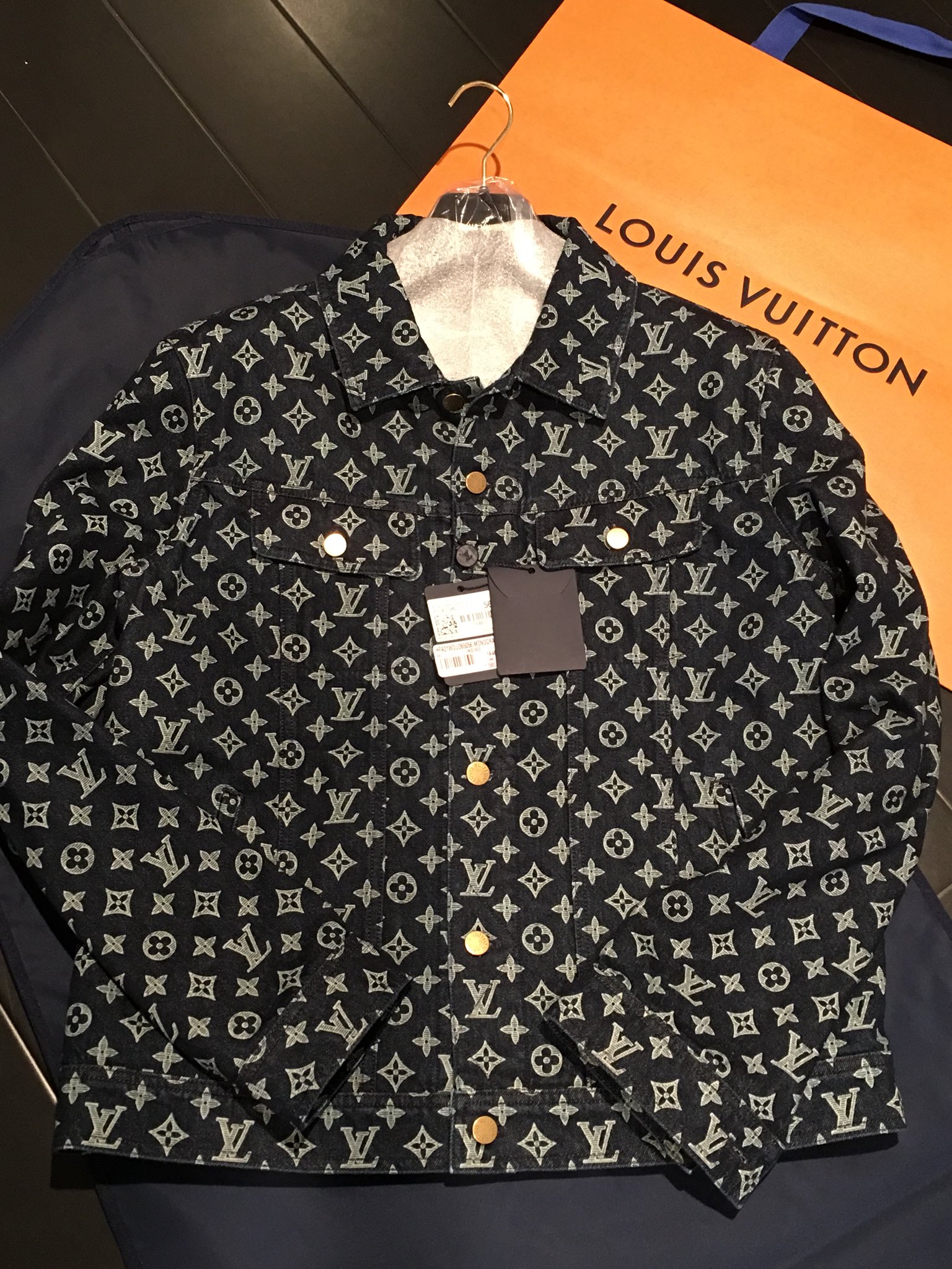 MacMax on X: Selling my Limited Edition 2018 Louis Vuitton Monogram Denim  Jacket, Kim Jones last collection, size 56 (XL to XXL). DM me if  interested. #louisvuittonfans #louisvuittonlover  /  X