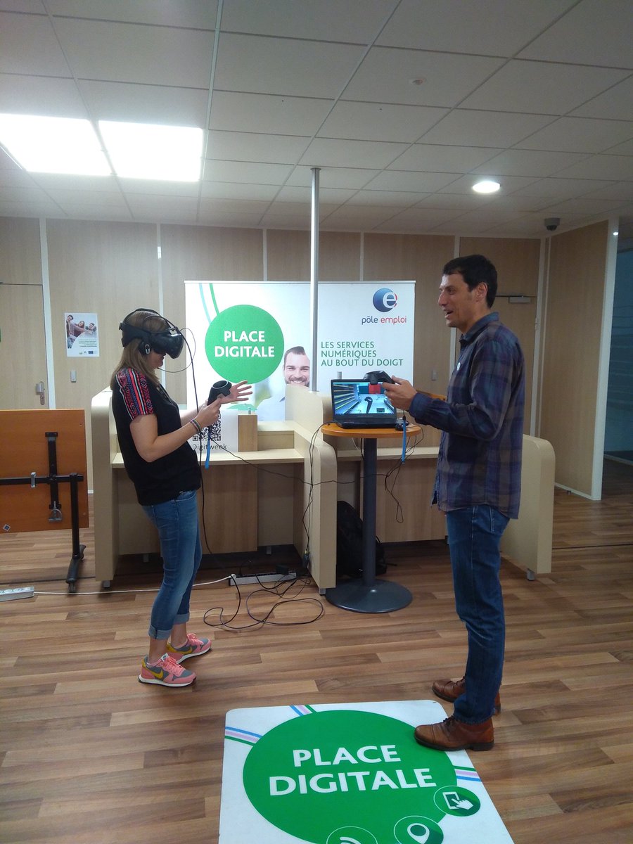 SybilleLabrosse's tweet image. Découverte du métier els à @poleemploi_HDF Lille Grand Sud ! Ce matin dans votre agence c'est réalité virtuelle ! On vous attend ! #DigitWeek #digitweeklgs @ManouvrierFab @gilles59130 @jcg0407 @AlonsoFartakhe1 @Stephaniedemai1