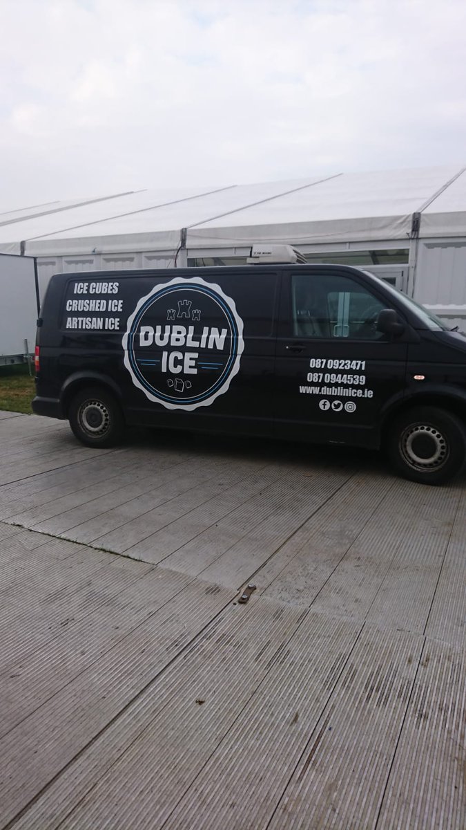 CrystalCubes1's tweet photo. Busy weekend delivering #ice to #Bloom2018 https://t.co/LJcFapeeSu