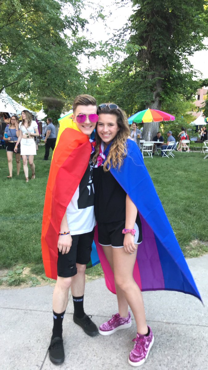 tyghtass's tweet photo. i’ve never done one of these before but today was my first pride and first time marching with encircle! ❤️🏳️‍🌈#juneisforqueers #encircletogether #UtahPrideFestival #SLCPRIDE https://t.co/cMA1mLbGIF