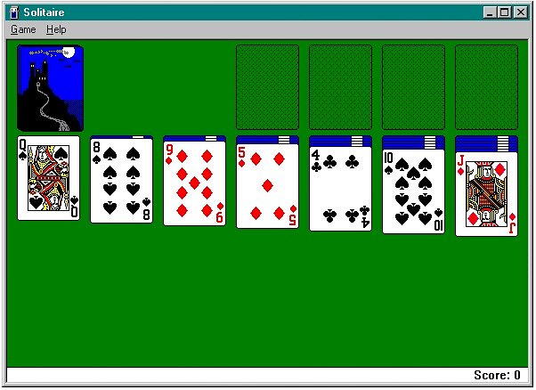 SpotNostalgia's tweet image. Jogo do Solitário - Windows98 #soudotempo #retrogrames #windows98 #nostalgia #anos90 #throwback #passado #90s #nostalgia