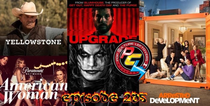 PCLeftovers's tweet photo. #Podcast 235🎙We talk #TheCrow reboot news, #UPGRADE‼️In TV 📺#ArrestedDevelopmentSeason5 #Yellowstone #AmericanWoman &amp; the trouble of marketing the next #SpiderMan🕷film. Listen here👂https://t.co/OFEpaNHG1j or #iTunes #Spotify #iHeartRadio❤️ | #PodernFamily #MCU #Marvel #DC https://t.co/RvvX7hrEMV