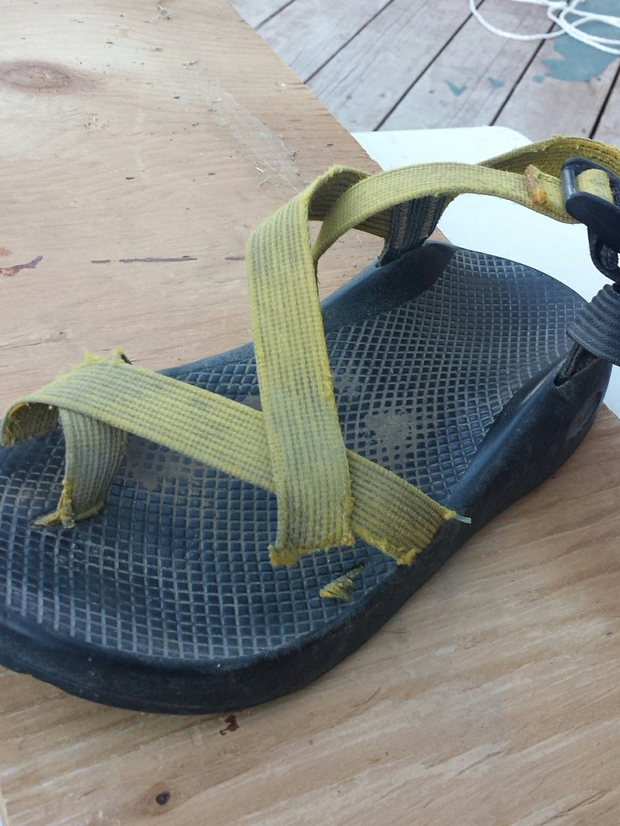 barisaxrussell's tweet photo. Rip chacos 😓 https://t.co/uui8AtCh6k