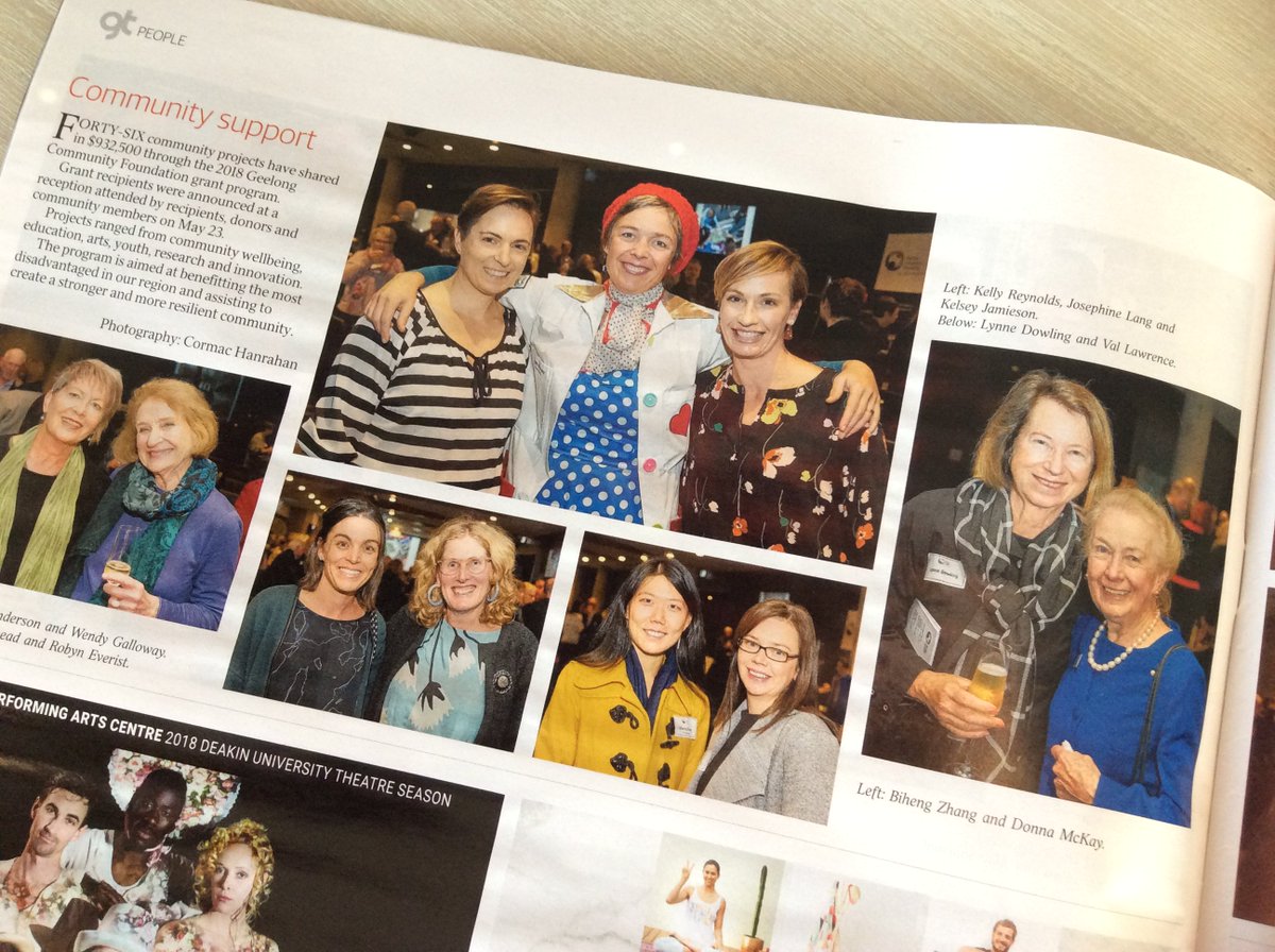 GeelongCF's tweet image. Thanks to @GT_GeelongAddy for featuring our Annual Grant Reception on Saturday with the great pics from Cormac Hanrahan.  $932,500 granted to some amazing organisations in our region, thanks to our very generous donors.