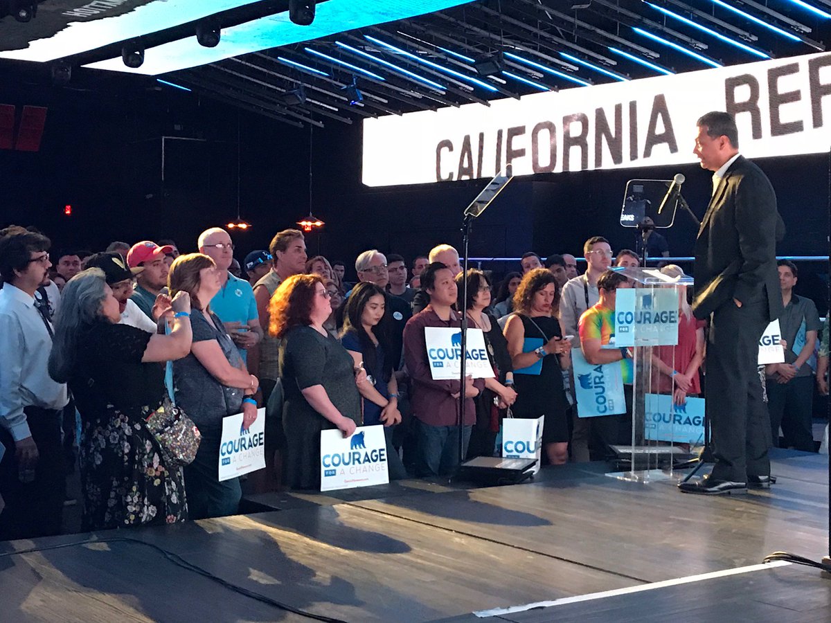AlexPadilla4CA's tweet photo. It was great to join my friend @GavinNewsom for a GOTV rally in Hollywood this evening! Election day is this Tuesday β make your plan to vote! π³ #GavinForGovernor https://t.co/jW7XuI8zG9