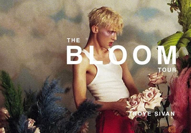 Troye Sivan announces 'The Bloom Tour,' to hit the U.S this fall in support of his upcoming #Bloom album! Check out the details on the site! #TroyeSivan 🌸🌺 findingyourneverland.com/troye-sivan-an…