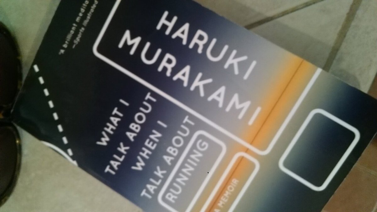 machel_shull's tweet photo. Inspired by #inspired #harukimurakami 'What I talk about when I talk about running' been enjoying weekend trail running. #ILovedthisbook teared up when I read the last word. #didntwantittoend https://t.co/VEYS8bDXE2