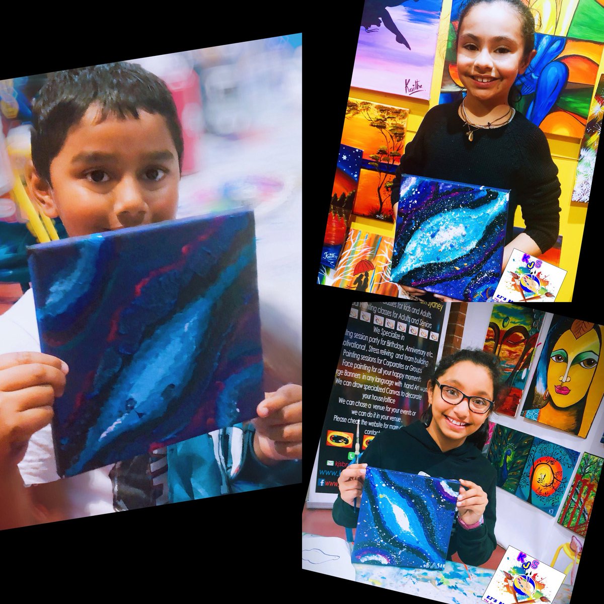 kjsbrushncanvas's tweet photo. #paintingclassesforkids
#paintings #galaxy #galaxypainting #originalpainting #corporateevents #paintmixing #artfun #artlovers #artsy #instaart #artwork #arty #instapainting #paintforpeace #instamoment #artlover #artloverz #acrylic #watercolor #sketching #paintingclassesforkids https://t.co/GrMF34VEfp