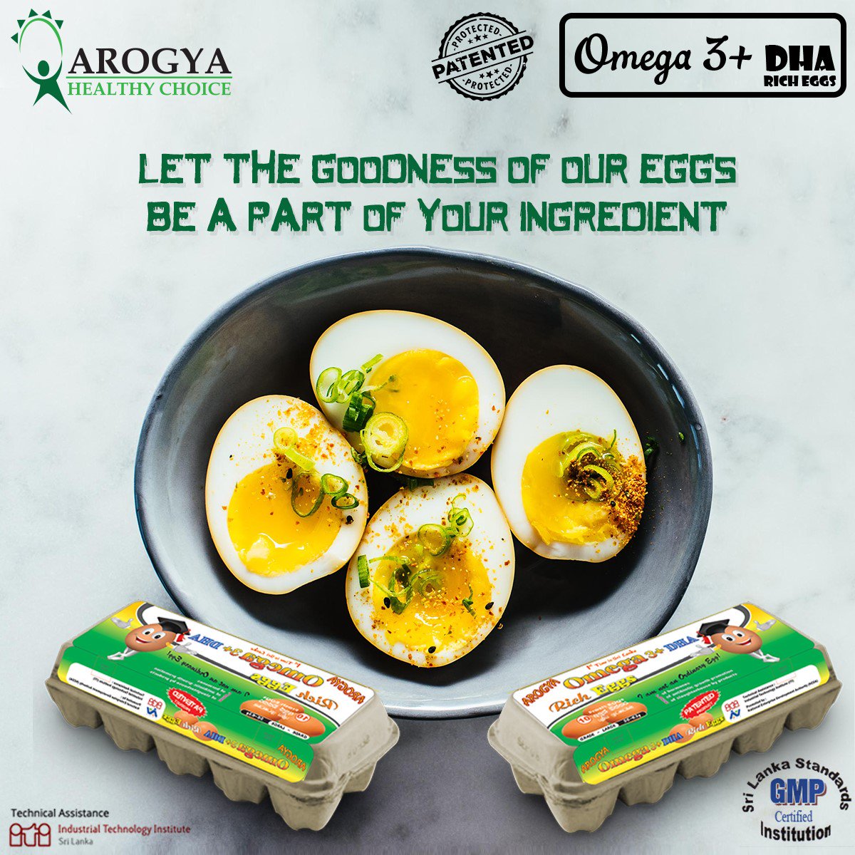 Arogyafarm's tweet photo. Let the goodness of our eggs be a part of your ingredient
#omega3plus #dharicheggs #arogyafarm #iticertified https://t.co/YXkf72nnC1