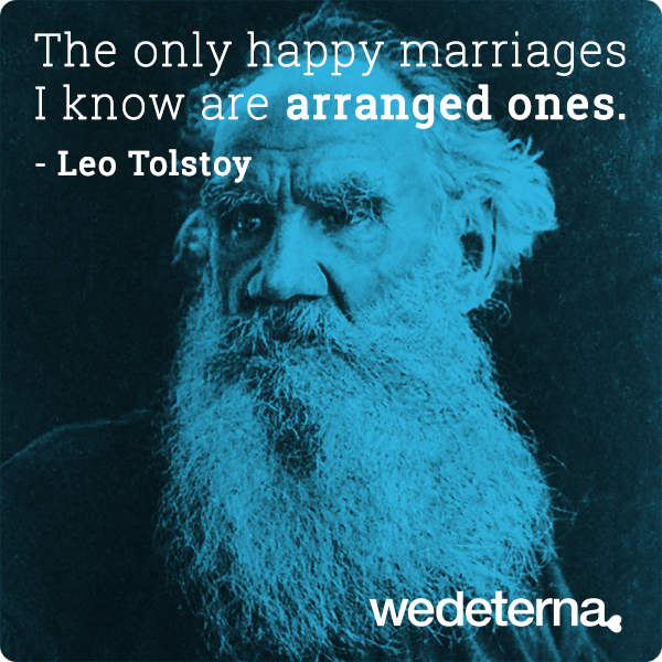 Wedeterna's tweet photo. Really did he say this ? #arranged #marriages #leotolstoy https://t.co/gA2KlOTa9b