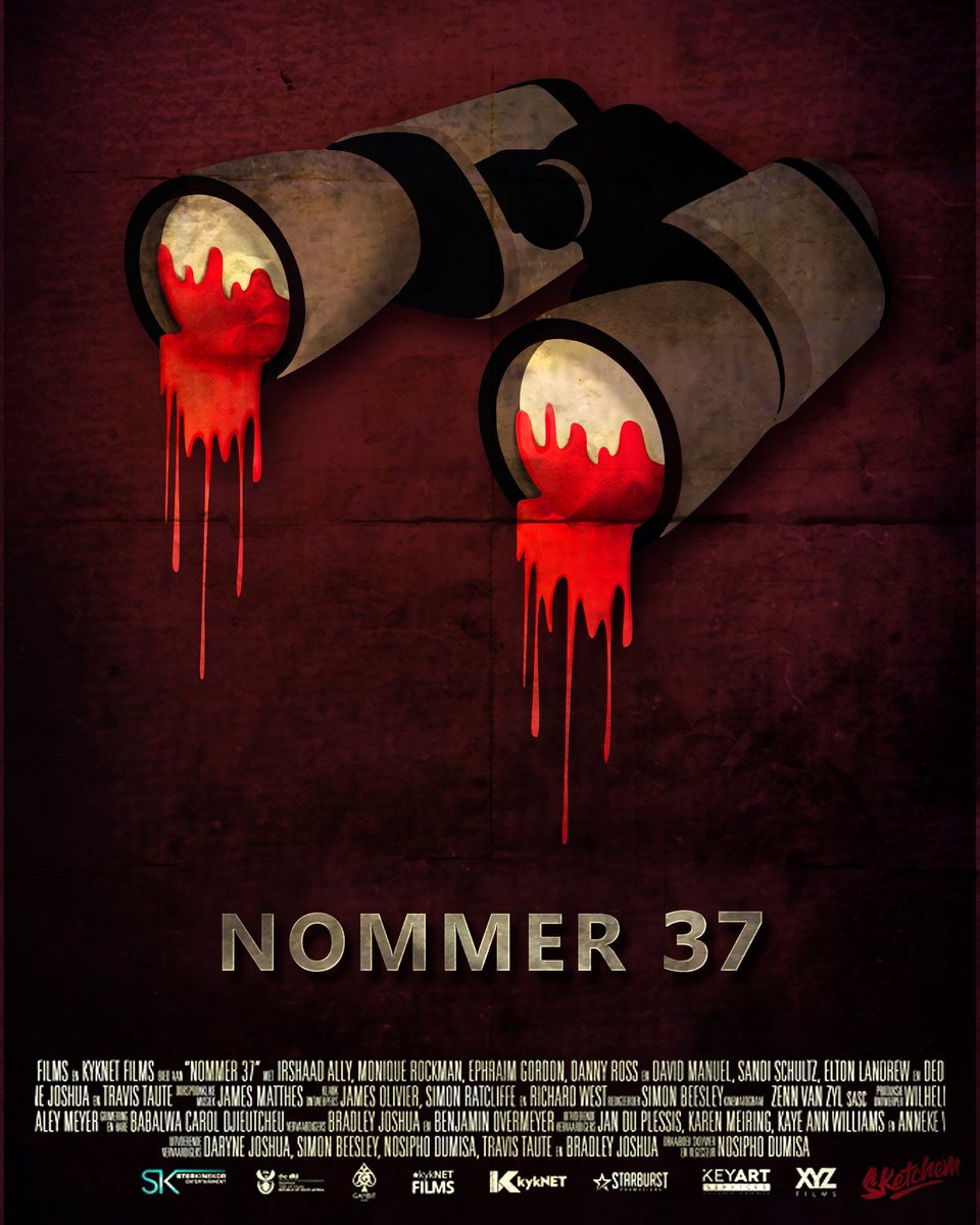SketchemStudio's tweet photo. Mybru, @nommer37film is a masterclass in building tension.  I designed this poster around one of the main devices used to tell this compelling story.  Mad props to the @gambitfma team and talented cast for showcasing the quality of South African film yet again! https://t.co/sj3bcZAcFK