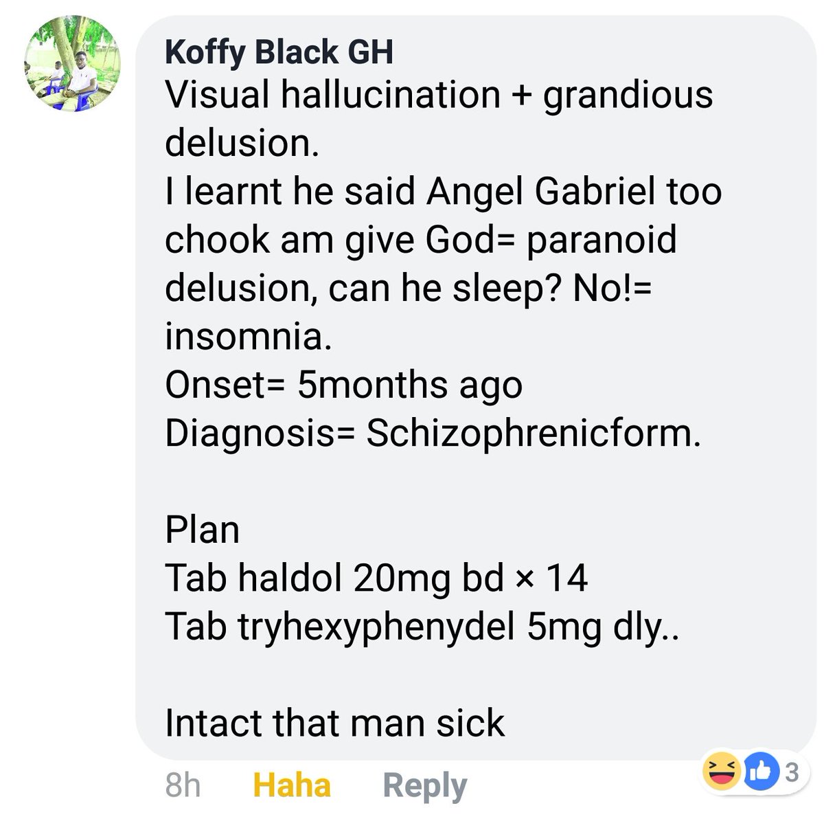 digaleecious's tweet photo. And someone just diagnosed #Obinnim... me I did that last year toorrr... Grandiose delusion no y3 severe https://t.co/NaUYj1PBYd