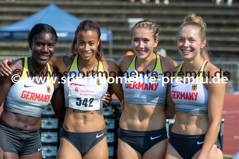 Bärenstarke DLV-Staffel bei der #SparkassenGala in #Regensburg. Gut gerüstet für die EM #berlin2018 in #Berlin.