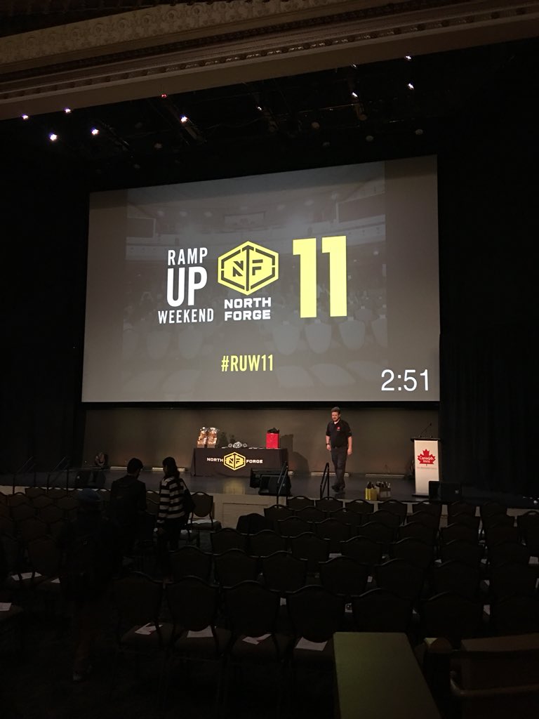 northforgemb's tweet photo. And that’s a wrap! Ramp Up Weekend 11 was a success. Congratulations to all teams for your accomplishments in the past 55 hours!! #RUW11 https://t.co/AxdlzwEnOH