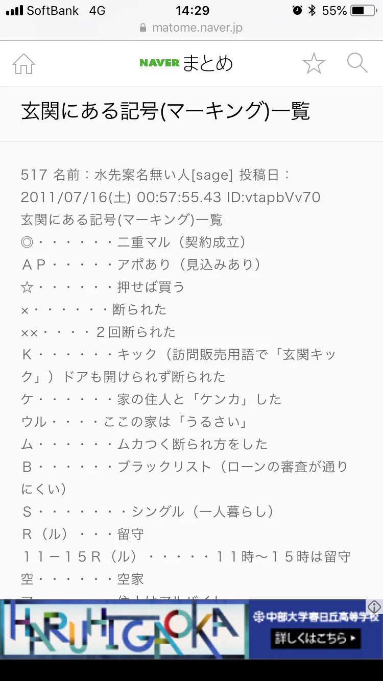 今すぐ確認を！知らぬ間に玄関に付けられたマークには意味がある！