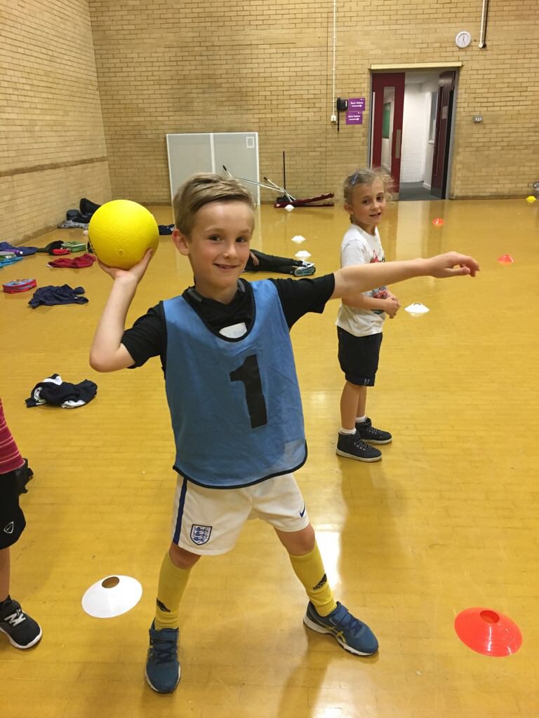 PEGSuttonMerton's tweet photo. Thanks to all the children who attended our Multi Sports Holiday Club @BandonHillWF last week. Now back at schools from today, to Inspire more children in PE and School Sport, for 7 weeks until Summer ! https://t.co/LTgCeQ3raT