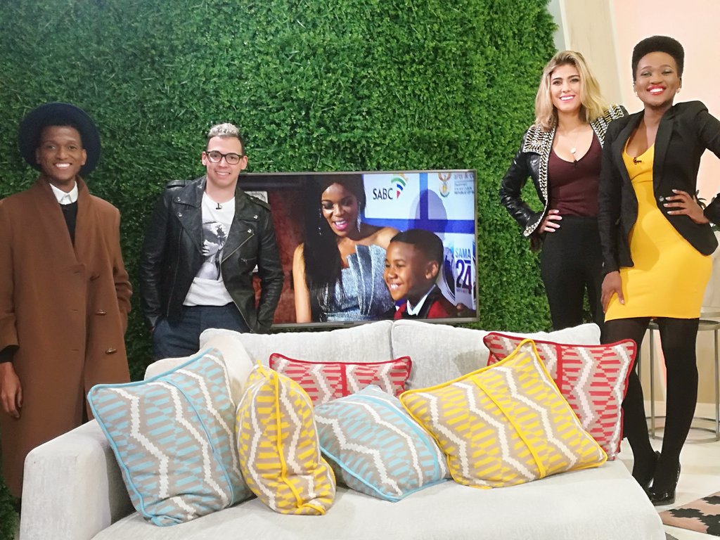 MorningShowSA's tweet photo. It's time for the #FashionPolice to get into the Do's and Don'ts of this weekend's #SAMA18 red carpet wear 🗣️☀️ Tune in to @etv NOW!! Comment with your best and worst dressed stars! 📺 #MorningShowSA #WhatsYourBreakfast #YouthMonth https://t.co/dXELz4Zcfj
