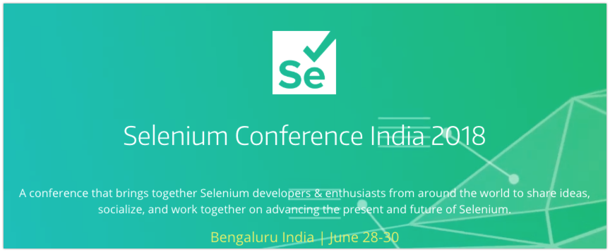 TrueautomationD's tweet photo. Hello Everyone,
want to attend Selenium conference in Bangalore June 28-30! https://t.co/pamoxBR3Xk  I will be glad to meet there and exchange experience in testing, test automation and anything else you want to discuss. #SeConfIndia #selenium #automation https://t.co/Chk81TXQgv