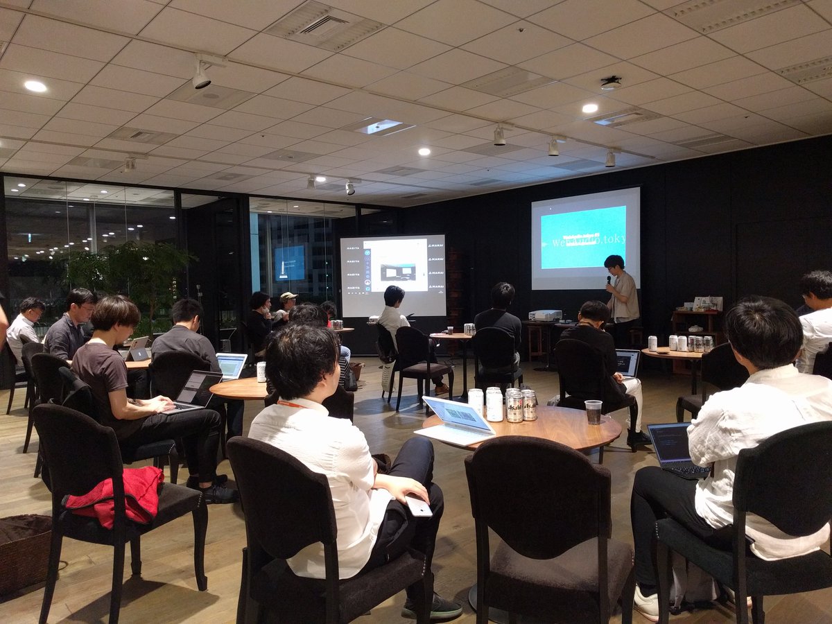 afroscript10's tweet image. 始まった！:)
#webaudio