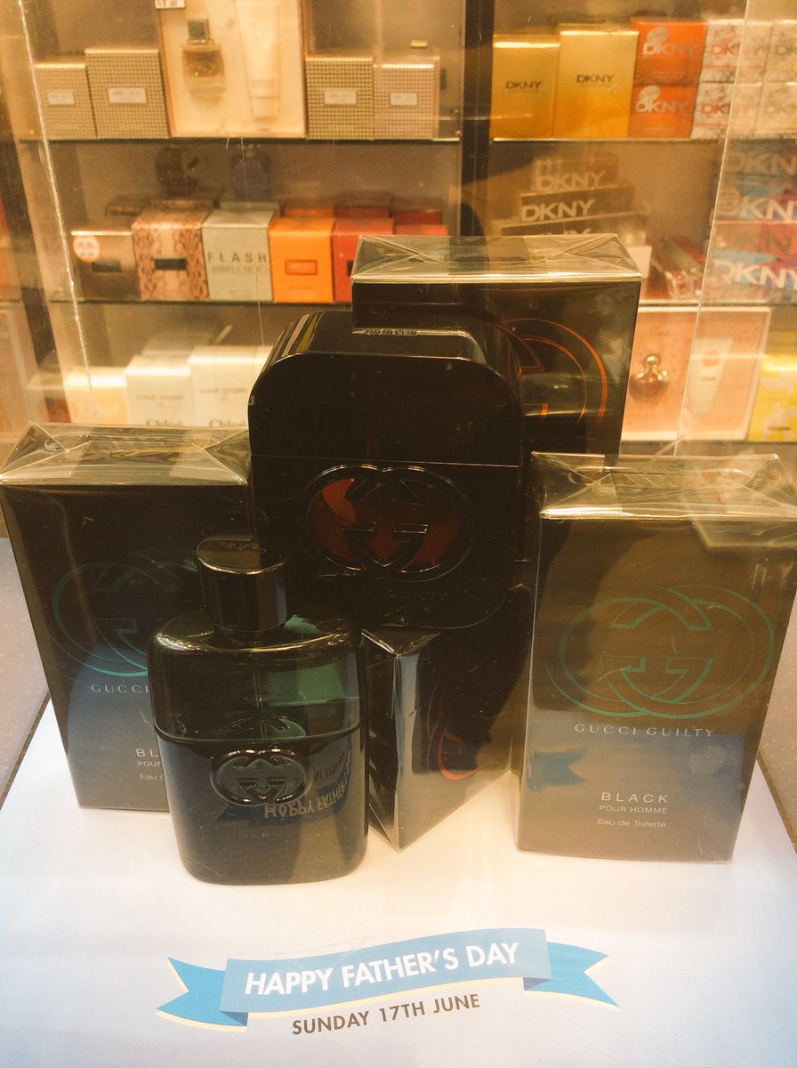 wakefieldsd_tps's tweet photo. DEAL OF THE WEEK come down and treat your dad or yourself to #Gucci #guiltyblack a perfect gift 🎁 for Father’s Day and a nice treat for yourself. Available @ThePerfumeShop @trinitywalk https://t.co/WfAYj6jhoJ
