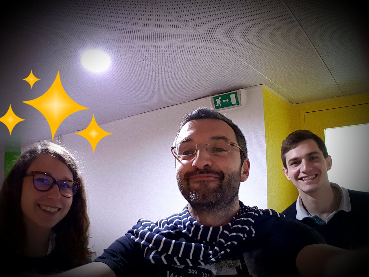 Ce matin acceuil de Claire #internship pour 3 mois à #Pau #graphmining #clustering