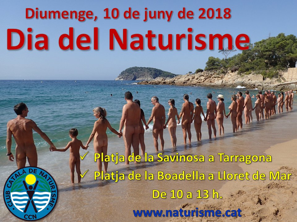 El diumenge 10 de juny celebrem el Dia del Naturisme a la platja de la Savinosa de Tarragona i a la platja de la Boadella de Lloret de Mar. #nudisme #nudista #nuesa #naturisme #llibertat #nuesanatural #nuesa #naturista