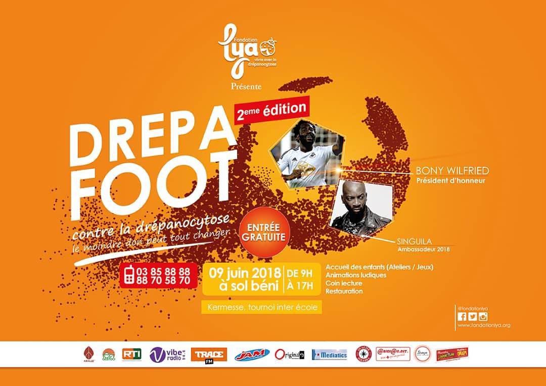 Liferadiociv's tweet image. [SAVE THE DATE] 📌#Drépafoot2018 
Ce sera le 9 juin 2018, à Sol Béni (Abidjan 🇨🇮). Soyons tous solidaires dans la lutte contre la drépanocytose ! 🌍🌎🌏 #Tousunis #Drépanocytose #Event #Sport #Football #Drépafoot2018 #FondationLya #Solbéni #CotedIvoire